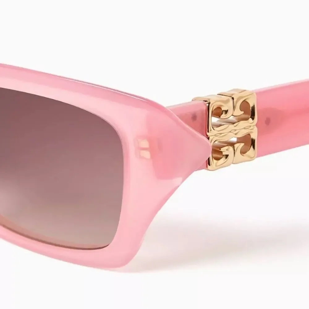 New! Givenchy Pink Sunglasses with Gold Accent, GV40103I 72Z, Authentic
